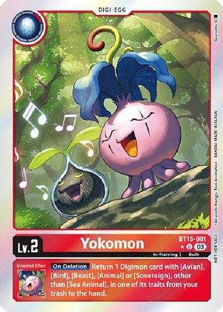 Yokomon (Exceed Apocalypse Box Promotion Pack) (BT15-001) [Exceed Apocalypse] Foil - Deck Out Gaming
