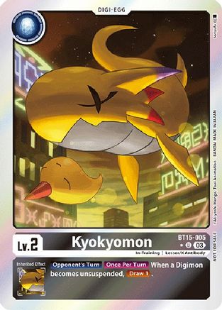 Kyokyomon (Exceed Apocalypse Box Promotion Pack) (BT15-005) [Exceed Apocalypse] Foil - Deck Out Gaming