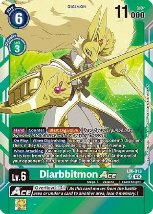 Diarbbitmon ACE (English Exclusive) (LM-013) [Exceed Apocalypse] Foil - Deck Out Gaming