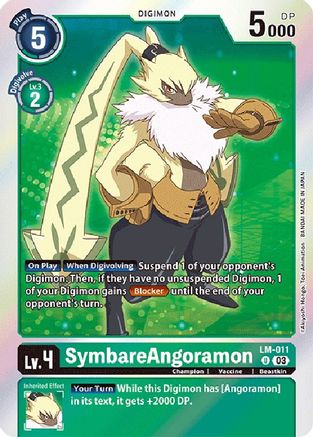 SymbareAngoramon (English Exclusive) (LM-011) [Exceed Apocalypse] Foil - Deck Out Gaming