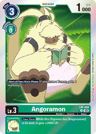 Angoramon (English Exclusive) (LM-008) [Exceed Apocalypse] Foil - Deck Out Gaming