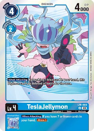 TeslaJellymon (English Exclusive) (LM-003) [Exceed Apocalypse] Foil - Deck Out Gaming