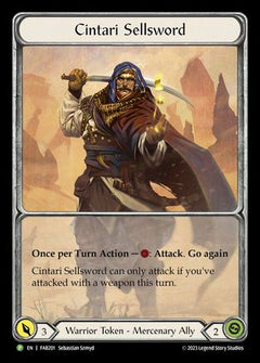 Cintari Sellsword - FAB201 (FAB201) [Flesh and Blood: Promo Cards] Rainbow Foil - Deck Out Gaming