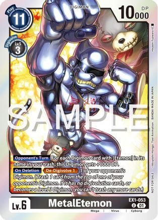 MetalEtemon (Official Tournament Pack Vol.12) (EX1-053) [Classic Collection] Foil - Deck Out Gaming