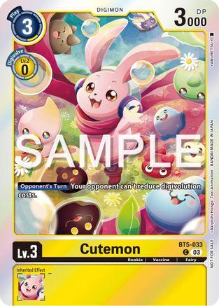 Cutemon (Winner Pack -Exceed Apocalypse-) (BT5-033) [Battle of Omni] Foil - Deck Out Gaming