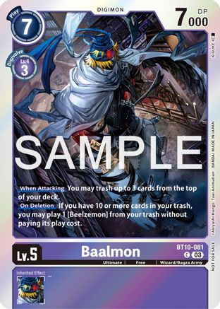 Baalmon (Winner Pack -Exceed Apocalypse-) (BT10-081) [Xros Encounter] Foil - Deck Out Gaming