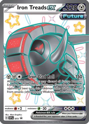 Iron Treads ex - 073 (73) [SV: Scarlet & Violet Promo Cards] Holofoil - Deck Out Gaming