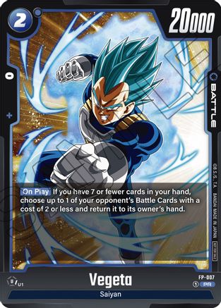 Vegeta - FP-007 (FP-007) [Fusion World Promotion Cards and Packs] - Deck Out Gaming