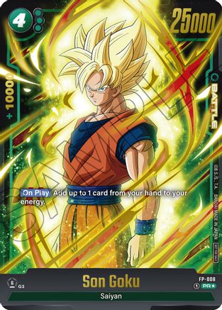 Son Goku - FP-008 (Gold) (FP-008) [Fusion World Promotion Cards and Packs] Foil - Deck Out Gaming