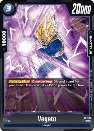 Vegeta - FP-002 (FP-002) [Fusion World Promotion Cards and Packs] - Deck Out Gaming