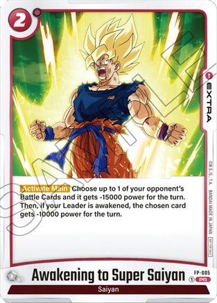 Awakening to Super Saiyan - FP-005 (FP-005) [Fusion World Promotion Cards and Packs] - Deck Out Gaming