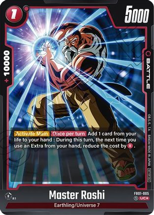 Master Roshi (Tournament Pack 01) (FB01-005) [Tournament and Championship Promos] Foil - Deck Out Gaming