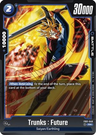 Trunks : Future - FB01-049 (Tournament Pack 01) (FB01-049) [Tournament and Championship Promos] Foil - Deck Out Gaming