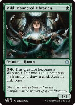 Mild-Mannered Librarian (228) [Foundations] foil - Deck Out Gaming