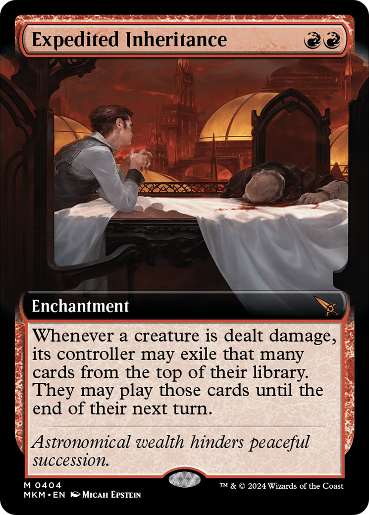 Expedited Inheritance (Extended Art) (404) [Murders at Karlov Manor] foil - Deck Out Gaming