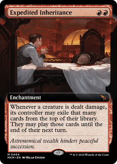 Expedited Inheritance (Extended Art) (404) [Murders at Karlov Manor] foil - Deck Out Gaming