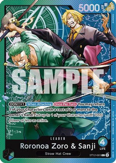 Roronoa Zoro & Sanji (ST12-001) [Starter Deck 12: Zoro and Sanji] Foil - Deck Out Gaming