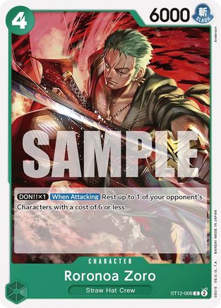 Roronoa Zoro (ST12-008) [Starter Deck 12: Zoro and Sanji] - Deck Out Gaming