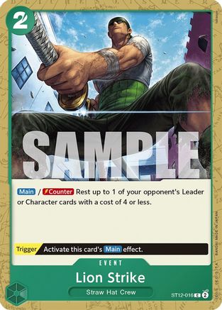 Lion Strike (ST12-016) [Starter Deck 12: Zoro and Sanji] - Deck Out Gaming