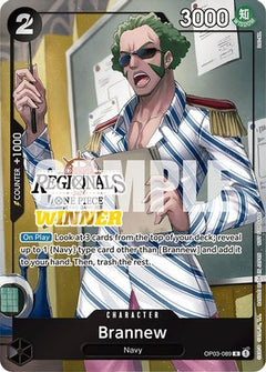 Brannew (Online Regional 2024) [Winner] (OP03-089) [One Piece Promotion Cards] - Deck Out Gaming
