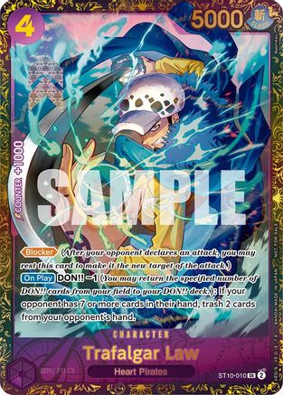 Trafalgar Law - ST10-010 (ST10-010) [One Piece Promotion Cards] Foil - Deck Out Gaming