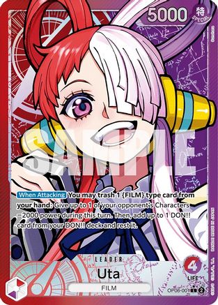 Uta (Alternate Art) (OP06-001) [Wings of the Captain] Foil - Deck Out Gaming