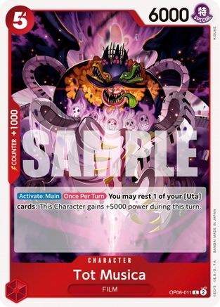 Tot Musica (OP06-011) [Wings of the Captain] Foil - Deck Out Gaming