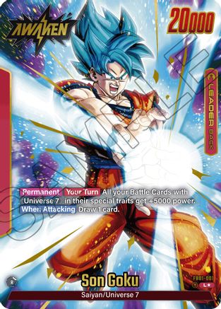 Son Goku - FB01-001 (Alternate Art) (FB01-001) [Awakened Pulse] Foil - Deck Out Gaming