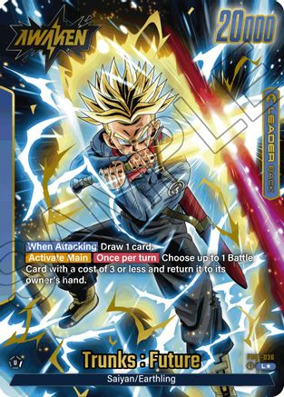 Trunks : Future - FB01-036 (Alternate Art) (FB01-036) [Awakened Pulse] Foil - Deck Out Gaming