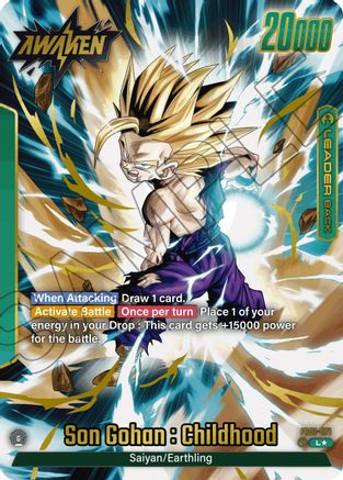 Son Gohan : Childhood - FB01-071 (Alternate Art) (FB01-071) [Awakened Pulse] Foil - Deck Out Gaming