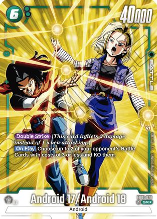 Android 17 / Android 18 (Alternate Art) (FB01-078) [Awakened Pulse] Foil - Deck Out Gaming