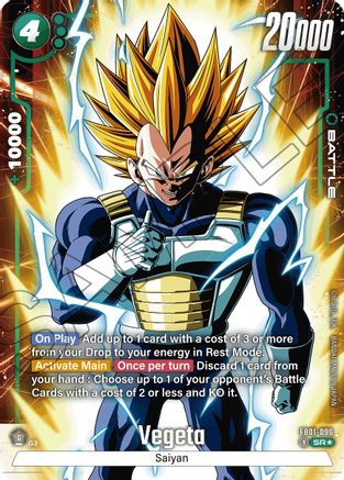 Vegeta - FB01-096 (Alternate Art) (FB01-096) [Awakened Pulse] Foil - Deck Out Gaming