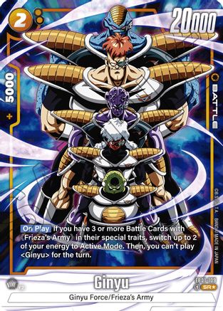 Ginyu - FB01-109 (Alternate Art) (FB01-109) [Awakened Pulse] Foil - Deck Out Gaming