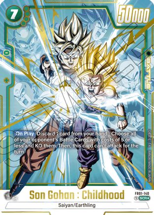 Son Gohan : Childhood - FB01-140 (Alternate Art) (FB01-140) [Awakened Pulse] Foil - Deck Out Gaming