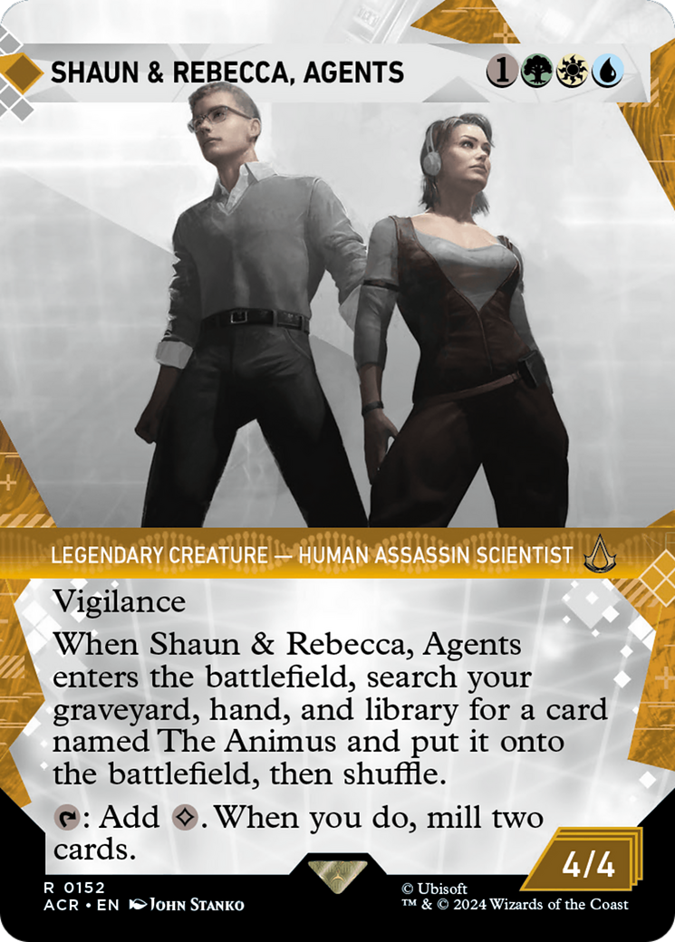 Shaun & Rebecca, Agents (Showcase) (152) [Assassin's Creed] foil - Deck Out Gaming
