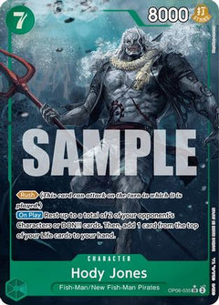 Hody Jones (035) (Alternate Art) (OP06-035) [Wings of the Captain] Foil - Deck Out Gaming