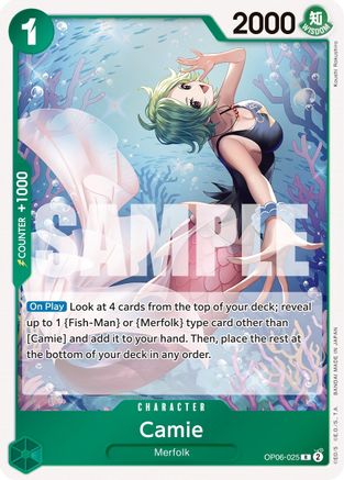 Camie (OP06-025) [Wings of the Captain] Foil - Deck Out Gaming