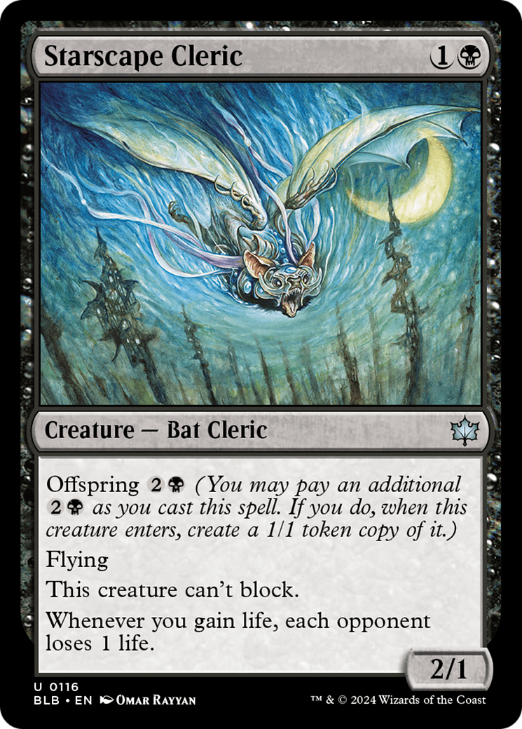 Starscape Cleric (116) [Bloomburrow] foil - Deck Out Gaming
