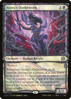 Ayara's Oathsworn (Halo Foil) (195) [March of the Machine: The Aftermath] foil - Deck Out Gaming