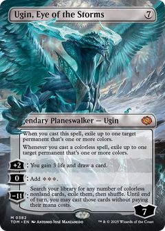 Ugin, Eye of the Storms (Borderless) (382) [Tarkir: Dragonstorm] - Deck Out Gaming