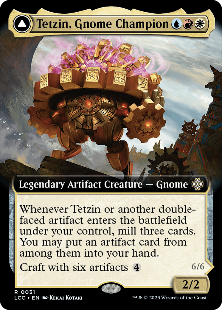 Tetzin, Gnome Champion (Extended Art) (31) [The Lost Caverns of Ixalan Commander] foil - Deck Out Gaming
