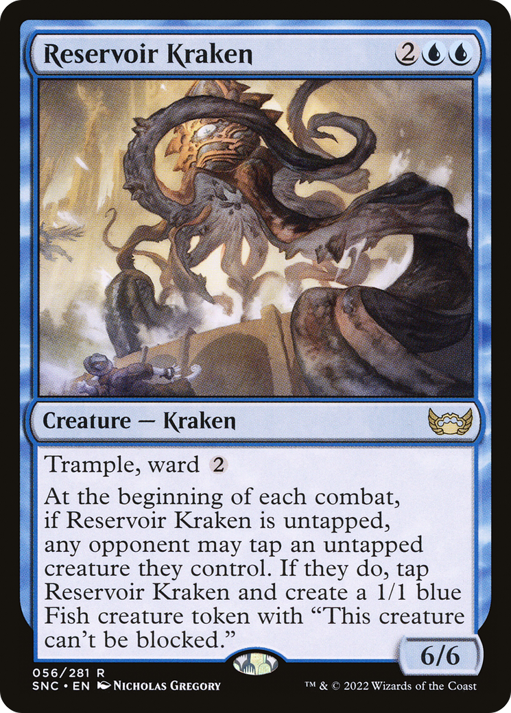 Reservoir Kraken (56) [Streets of New Capenna] foil - Deck Out Gaming