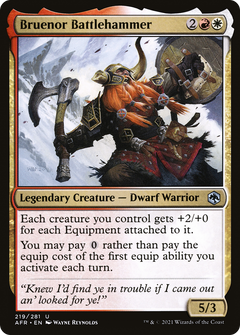 Bruenor Battlehammer (219) [Adventures in the Forgotten Realms] foil - Deck Out Gaming
