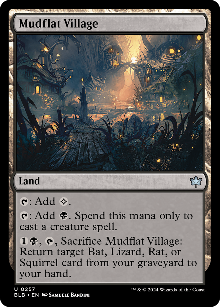 Mudflat Village (257) [Bloomburrow] - Deck Out Gaming