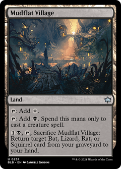 Mudflat Village (257) [Bloomburrow] - Deck Out Gaming