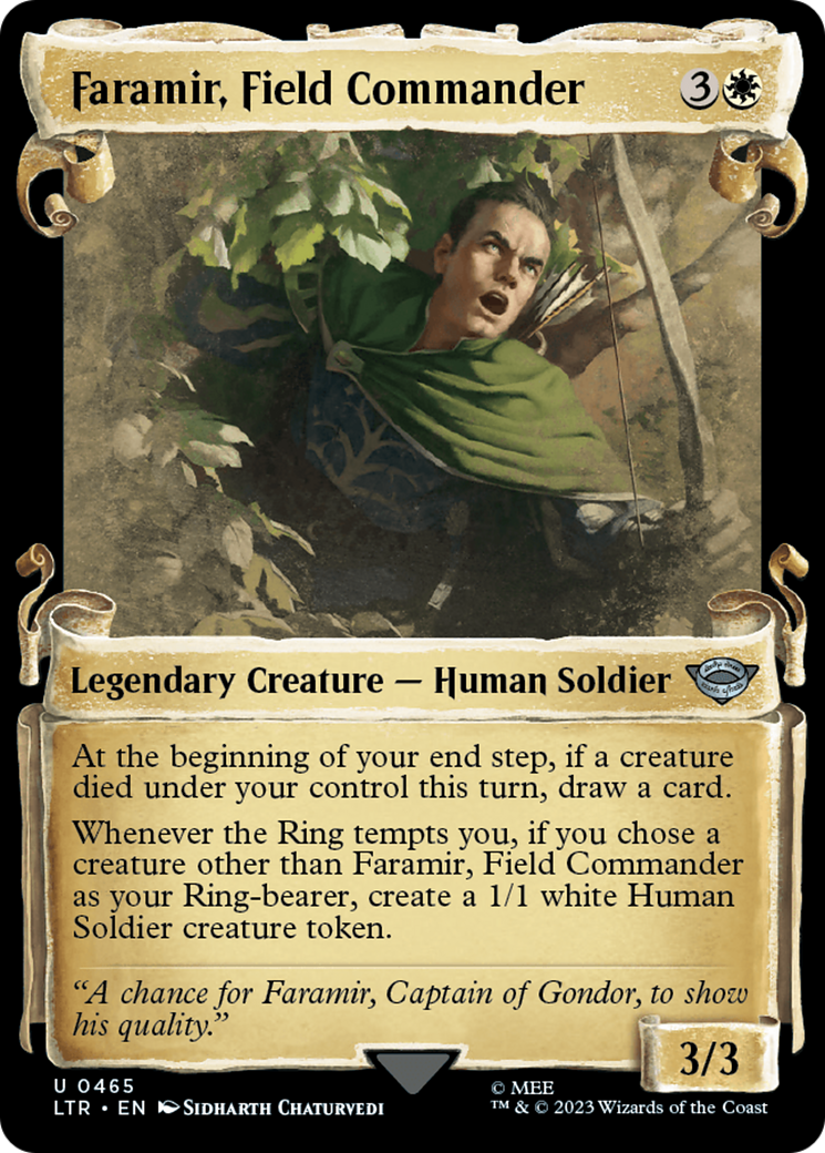 Faramir, Field Commander (Showcase Scrolls) (465) [The Lord of the Rings: Tales of Middle-earth] - Deck Out Gaming
