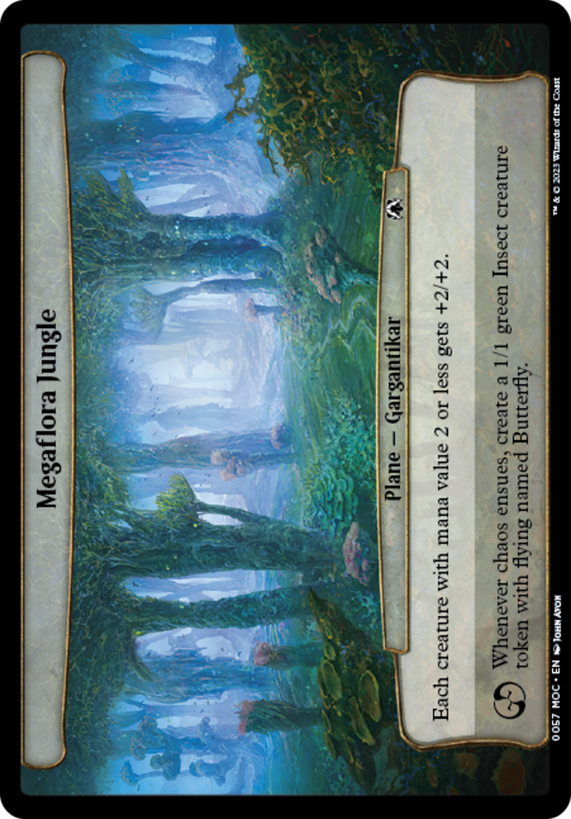 Megaflora Jungle (57) [March of the Machine Commander] - Deck Out Gaming
