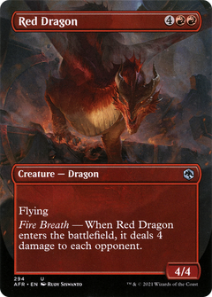 Red Dragon (294) [Adventures in the Forgotten Realms] foil - Deck Out Gaming