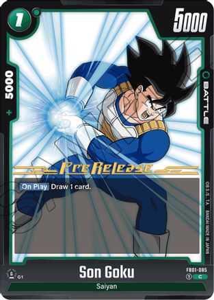 Son Goku - FB01-085 (FB01-085) [Awakened Pulse Pre-Release Cards] - Deck Out Gaming