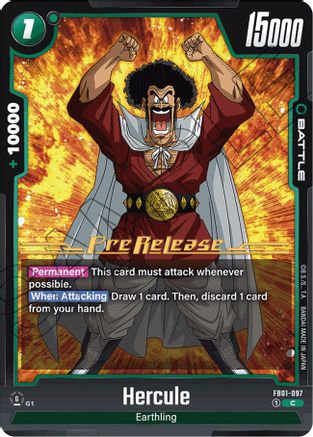 Hercule (FB01-097) [Awakened Pulse Pre-Release Cards] - Deck Out Gaming